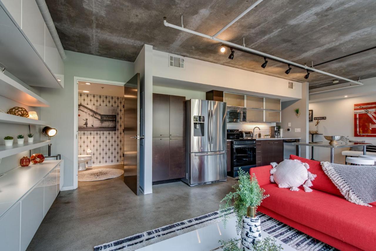 Luxe + Modern Johnny Cash Inspired Executive Condo Nashville Buitenkant foto